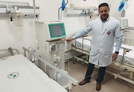 IPS Ingavi celebrates the expansion of the hemodialysis unit with new biomedical equipment
